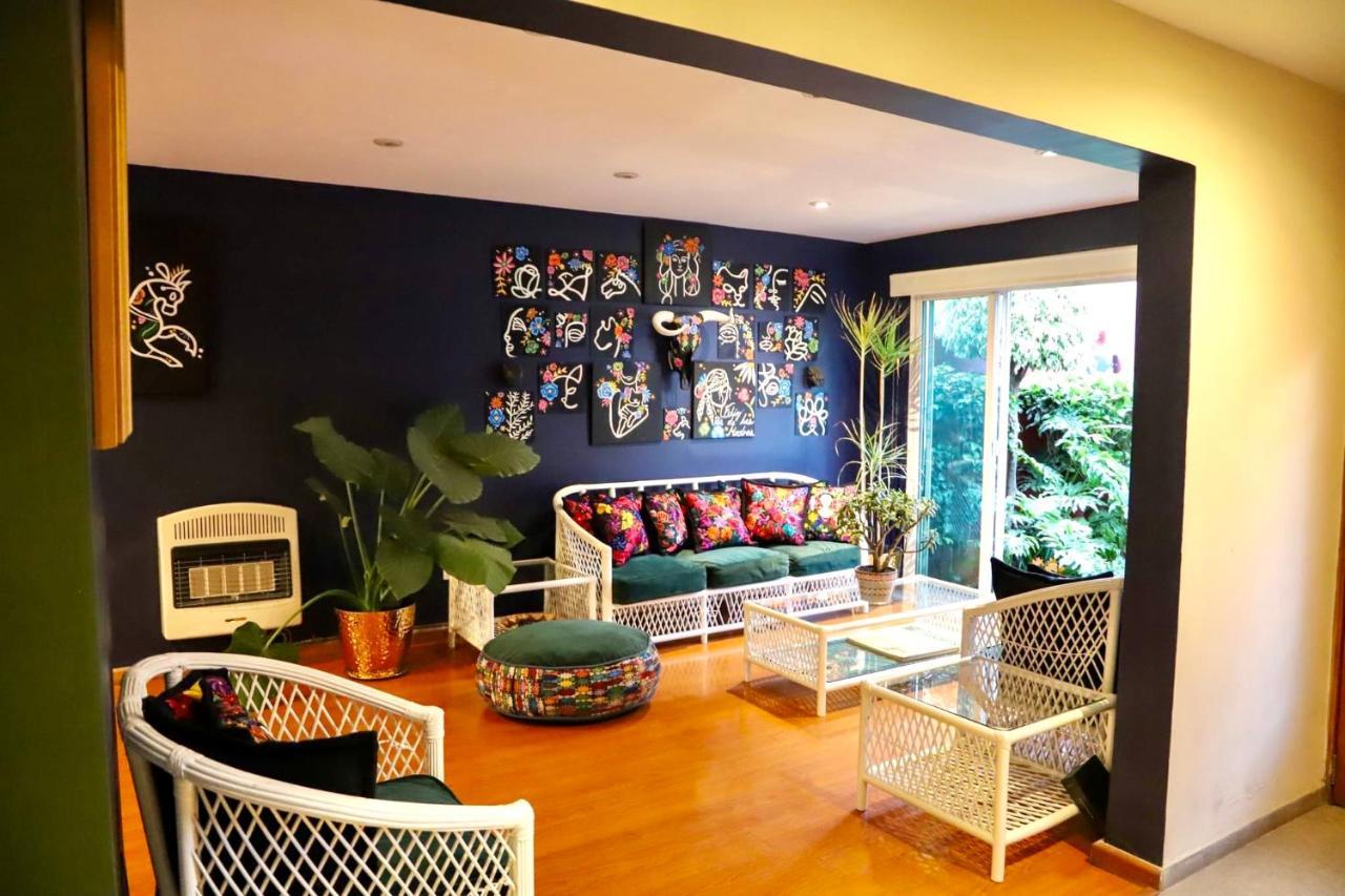 Luxurious Mid Century Modern Folk Art Home Mexico City Exteriör bild