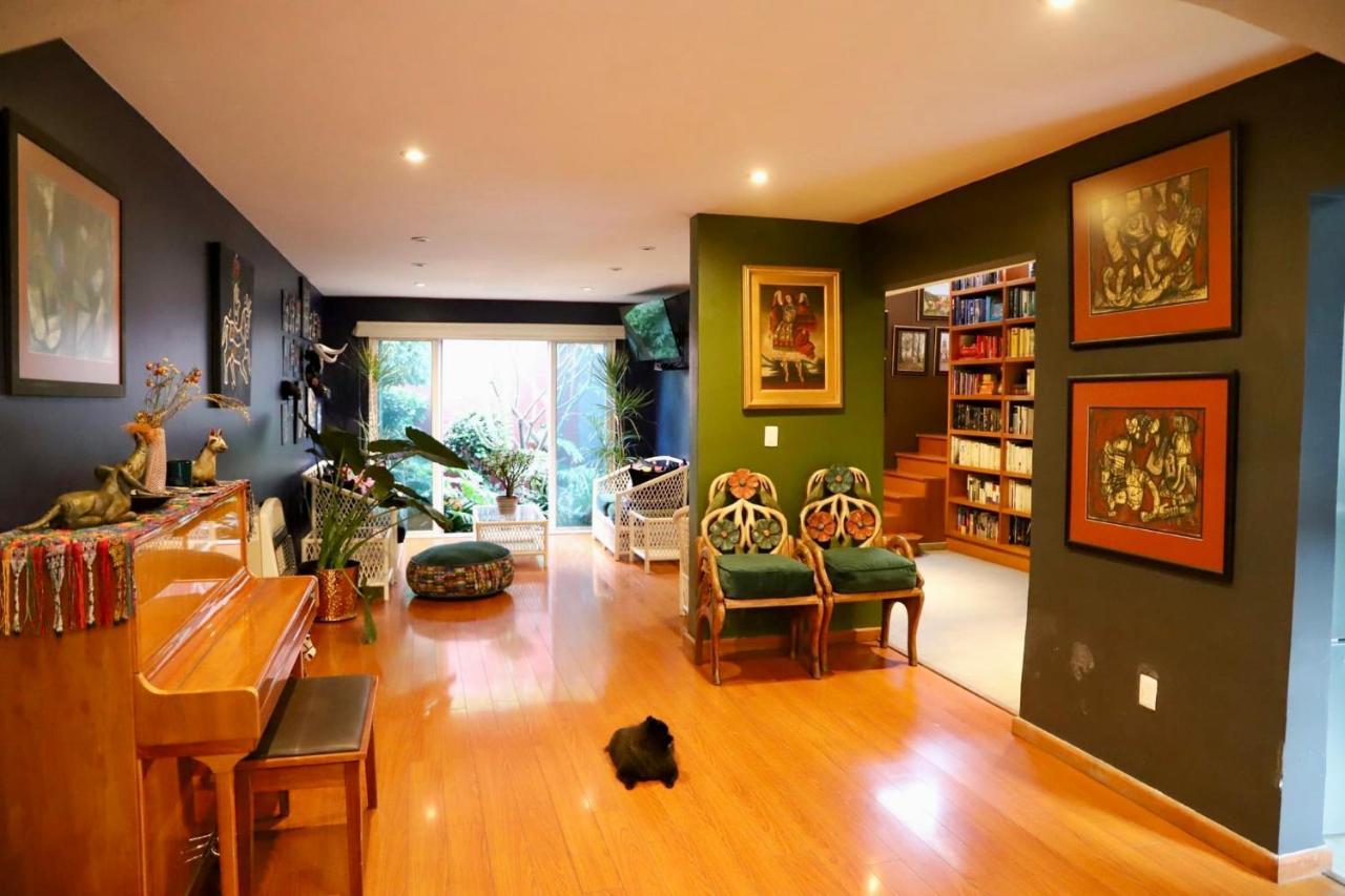 Luxurious Mid Century Modern Folk Art Home Mexico City Exteriör bild