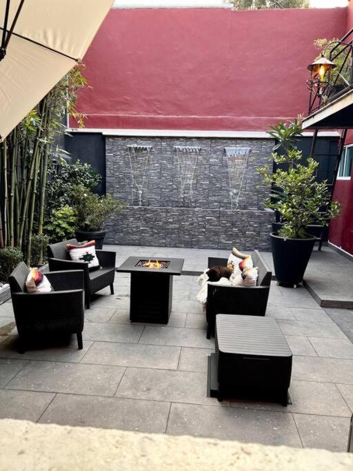 Luxurious Mid Century Modern Folk Art Home Mexico City Exteriör bild