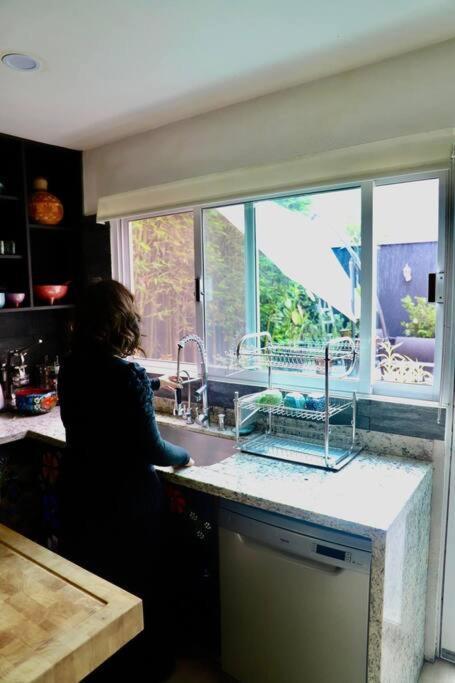 Luxurious Mid Century Modern Folk Art Home Mexico City Exteriör bild